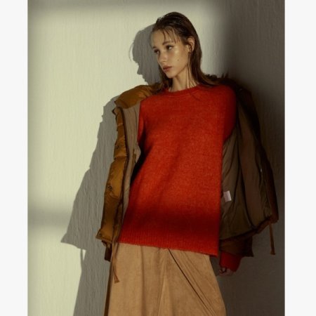 알파카 컬러풀 니트