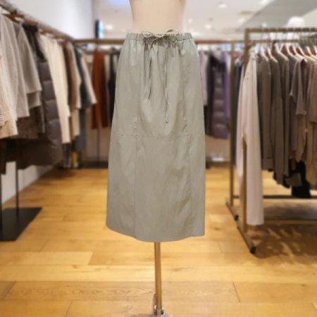 레더 밴딩 스커트