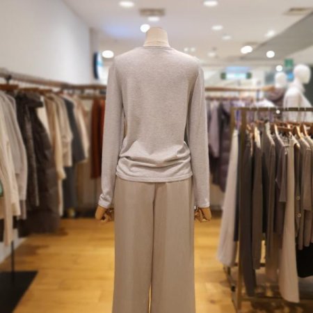 베이직 실크혼방 니트티셔츠