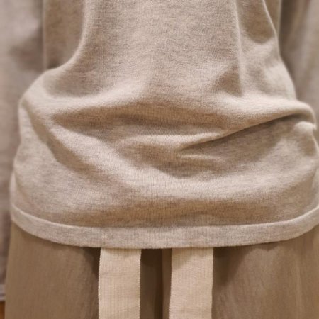 베이직 실크혼방 니트티셔츠