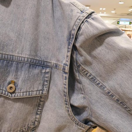 오버핏 아이스 데님 자켓