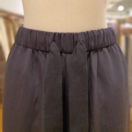 허리 밴딩 셋업 와이드팬츠