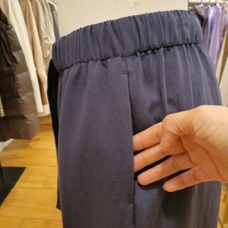 허리 밴딩 셋업 와이드팬츠