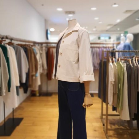 칠부소매 숏자켓