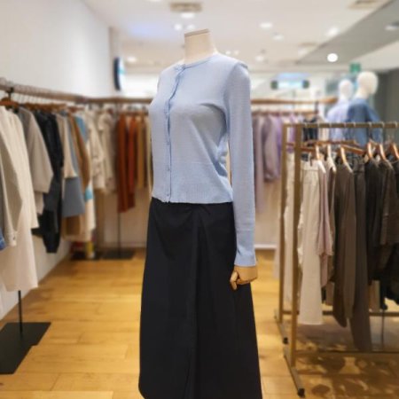 비비드 라운드 슬림핏 가디건