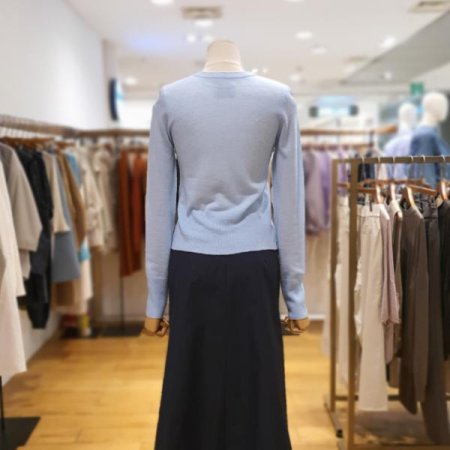 비비드 라운드 슬림핏 가디건