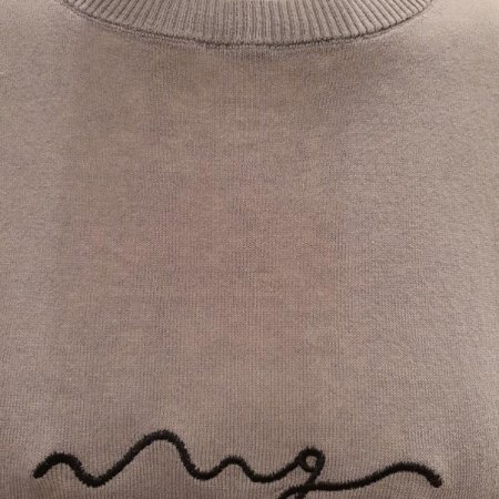 소매컷팅 크롭니트