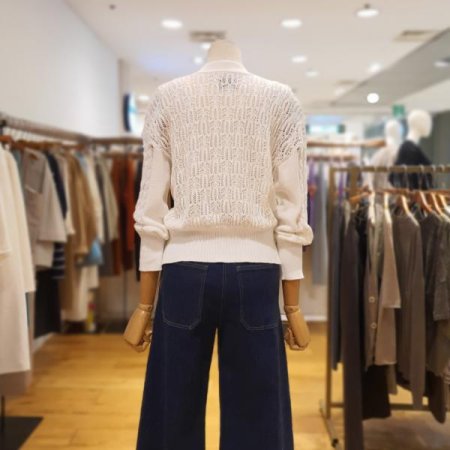 듀얼 짜임 면가디건