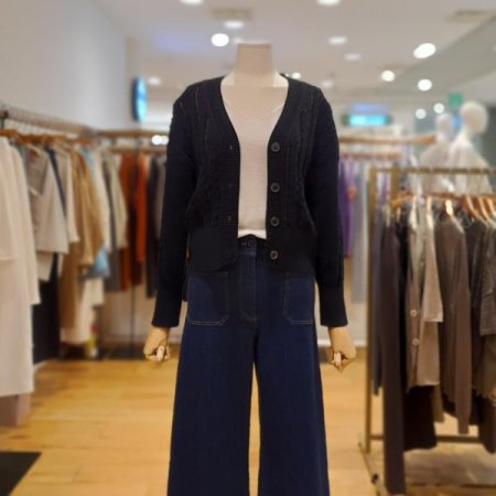 듀얼 짜임 면가디건