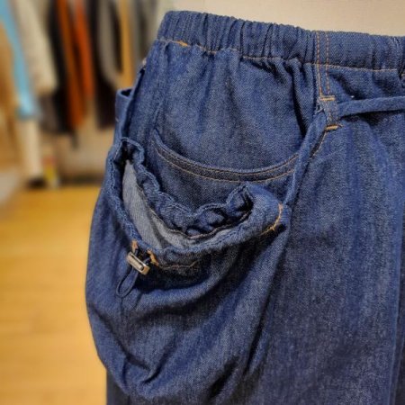 미니백세트 밴딩 데님팬츠