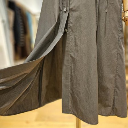 카라넥 롱 셔츠원피스