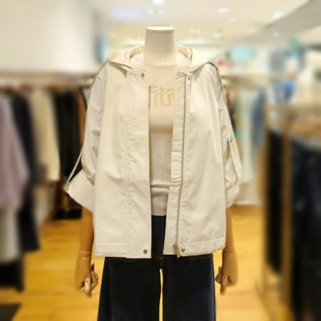 롤업 후드 점퍼