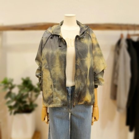 나염 후드 바람막이 점퍼