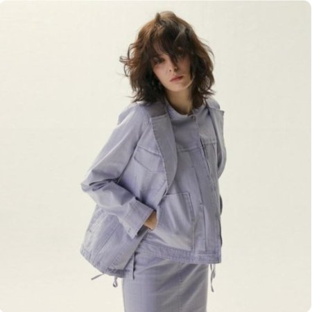 워싱 데님 자켓