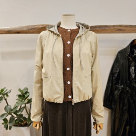 리버시블 바람막이 숏점퍼