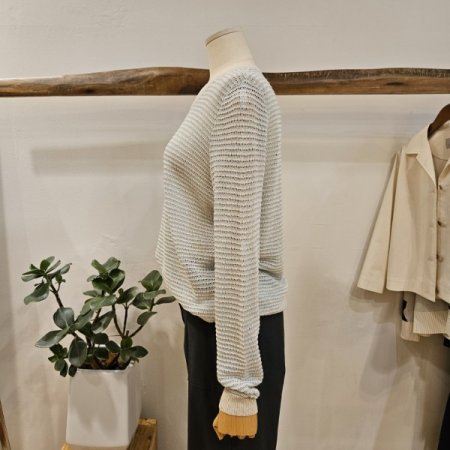 스트라이프 스카시 니트