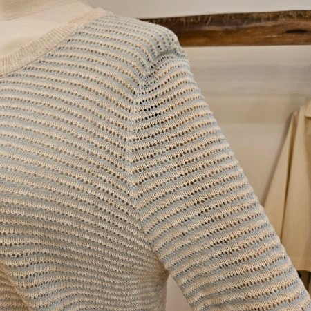 스트라이프 스카시 니트