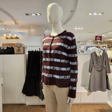 라운드레터링가디건