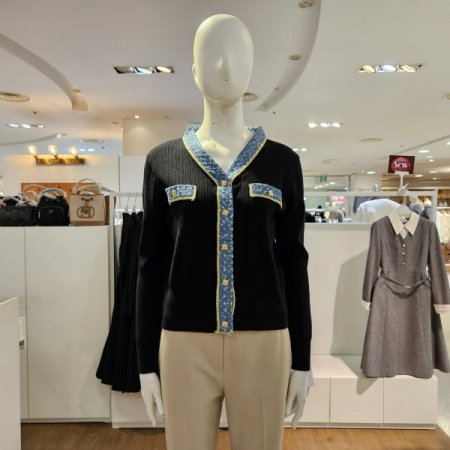 데님패치가디건