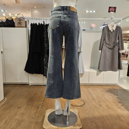 앞포켓롱부츠컷데님팬츠