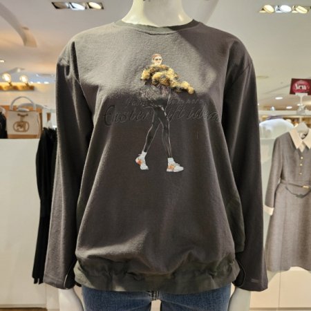 호피일러스판티셔츠