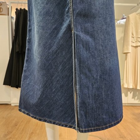 앞절개데님스커트