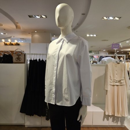 컬러속단추블라우스