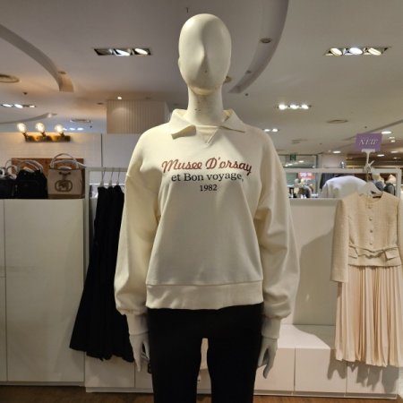 삼각카라맨투맨티셔츠