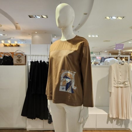 우븐패치원포인트티셔츠