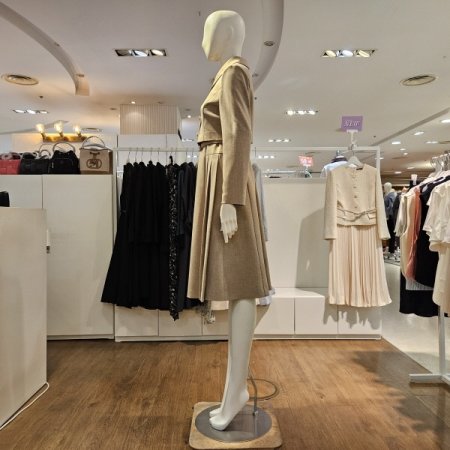 옵션벨트트윈사이드주름원피스