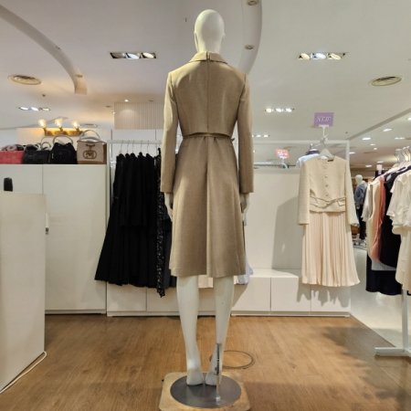 옵션벨트트윈사이드주름원피스