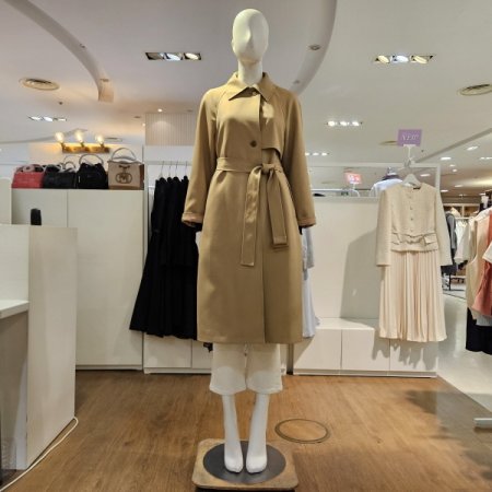 폴리변형롱트렌치코트