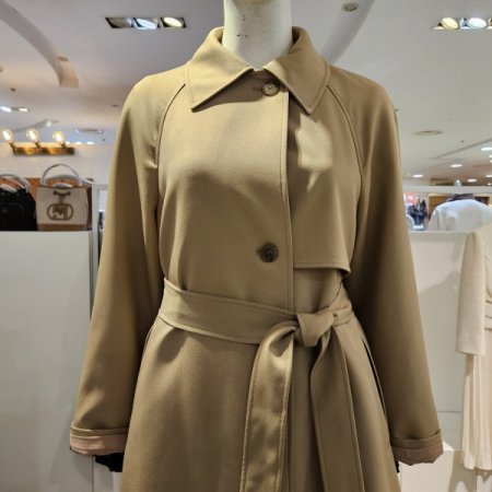 폴리변형롱트렌치코트