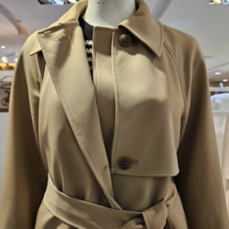 폴리변형롱트렌치코트