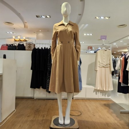 플레어뒷밴딩원피스