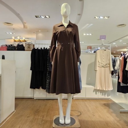 플레어뒷밴딩원피스