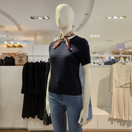 스카프세트케이블반팔니트