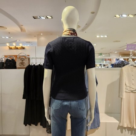 스카프세트케이블반팔니트