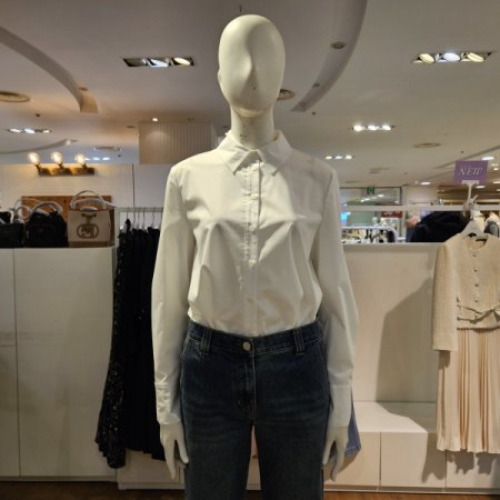 기본카라스판블라우스