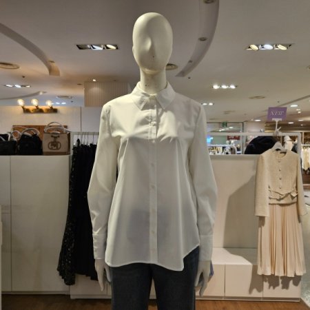 기본카라스판블라우스