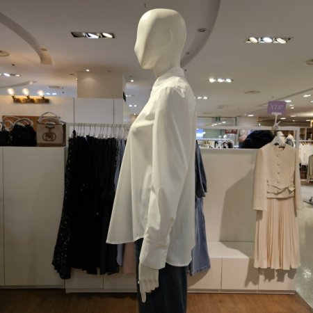 기본카라스판블라우스