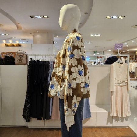 빅플라워블라우스