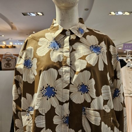 빅플라워블라우스