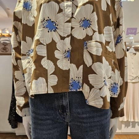 빅플라워블라우스