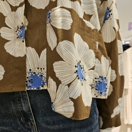 빅플라워블라우스