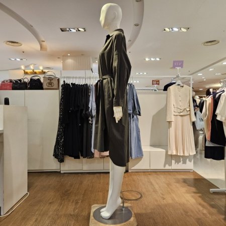 루즈핏제천벨트카라원피스