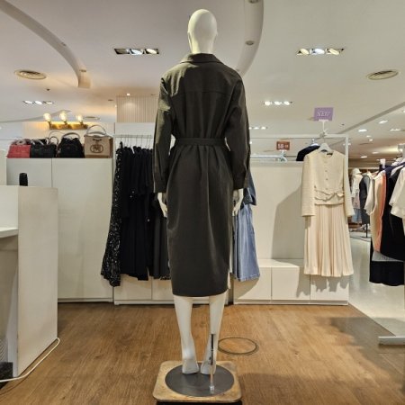 루즈핏제천벨트카라원피스