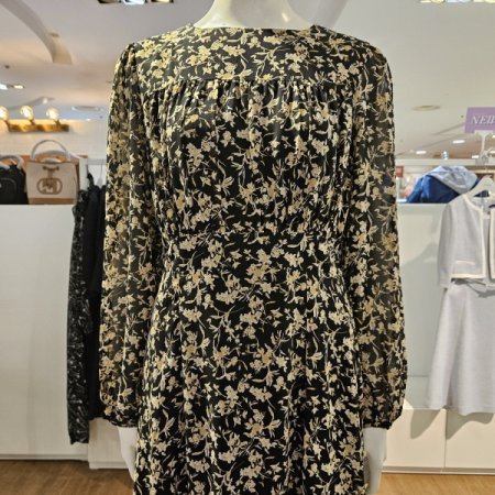 프린트뒤끈원피스