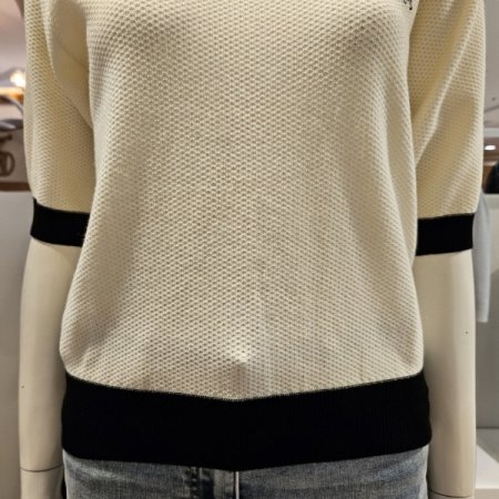 나나이브배색니트