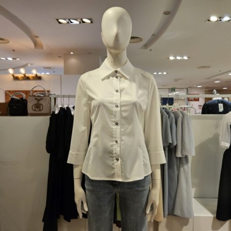 미센스 뒤턱디테일블라우스